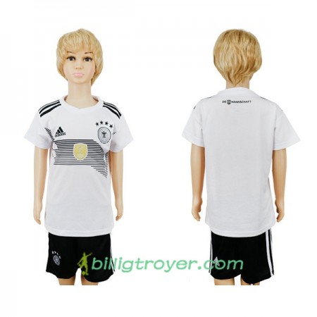 Billige Fotballdrakter Tyskland Barn VM 2018 Hjemmedraktsett